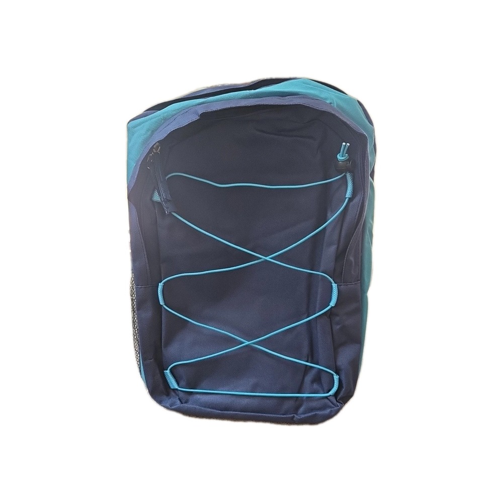 17 Inch Kids ‎ Teal And Blue Backpack With Side Pockets